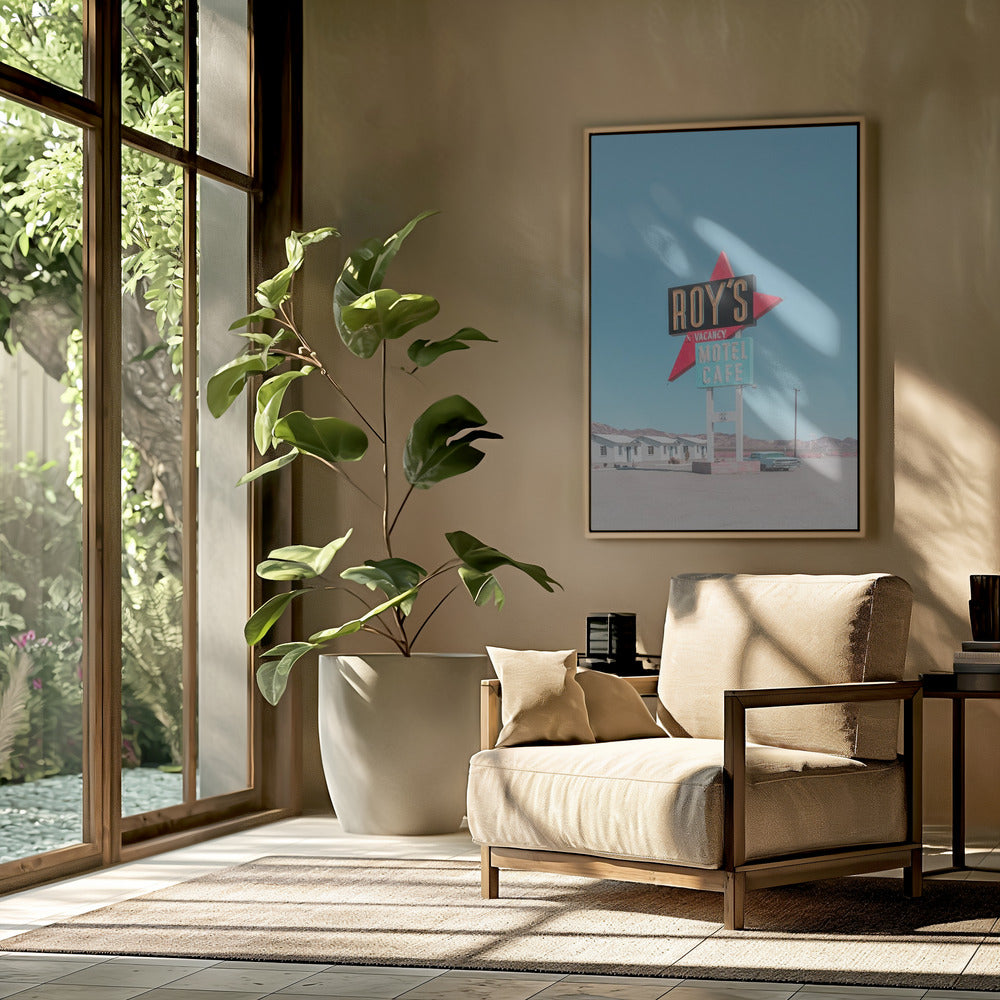Roy's Motel Cafe Retro-bord | Poster