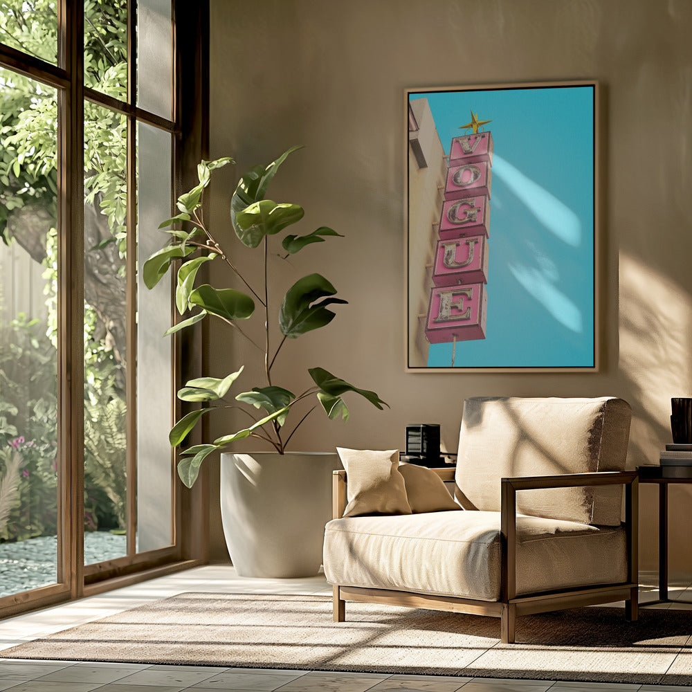 Vogue Theaterbord in Hollywood | Poster