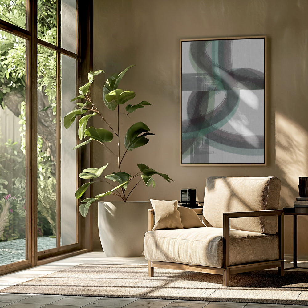 Green Curve 2 | Poster