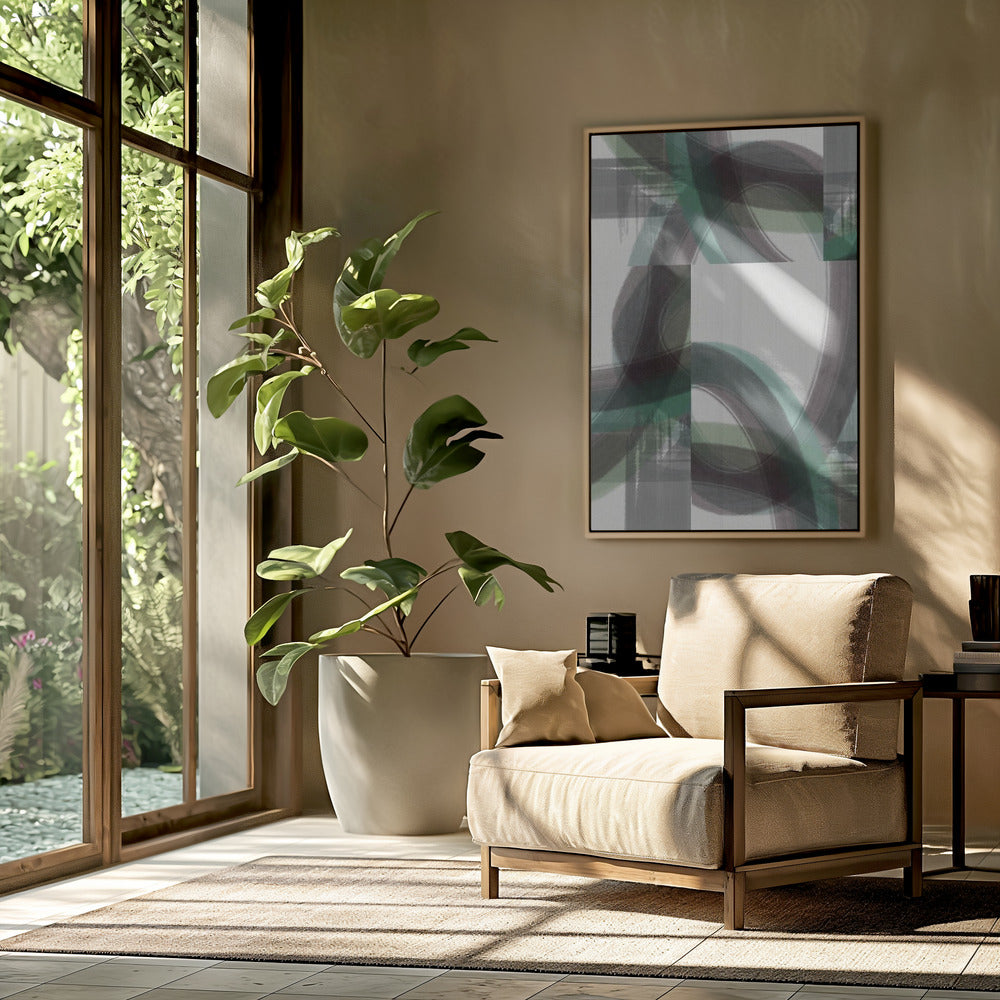 Green Curve 3 | Poster