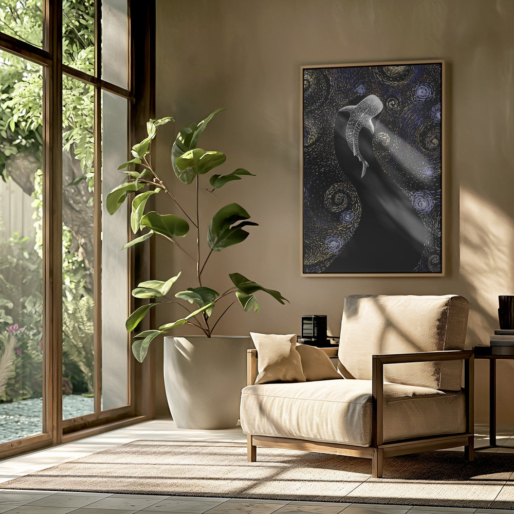 Sterreneter in Van Gogh-stijl | Poster