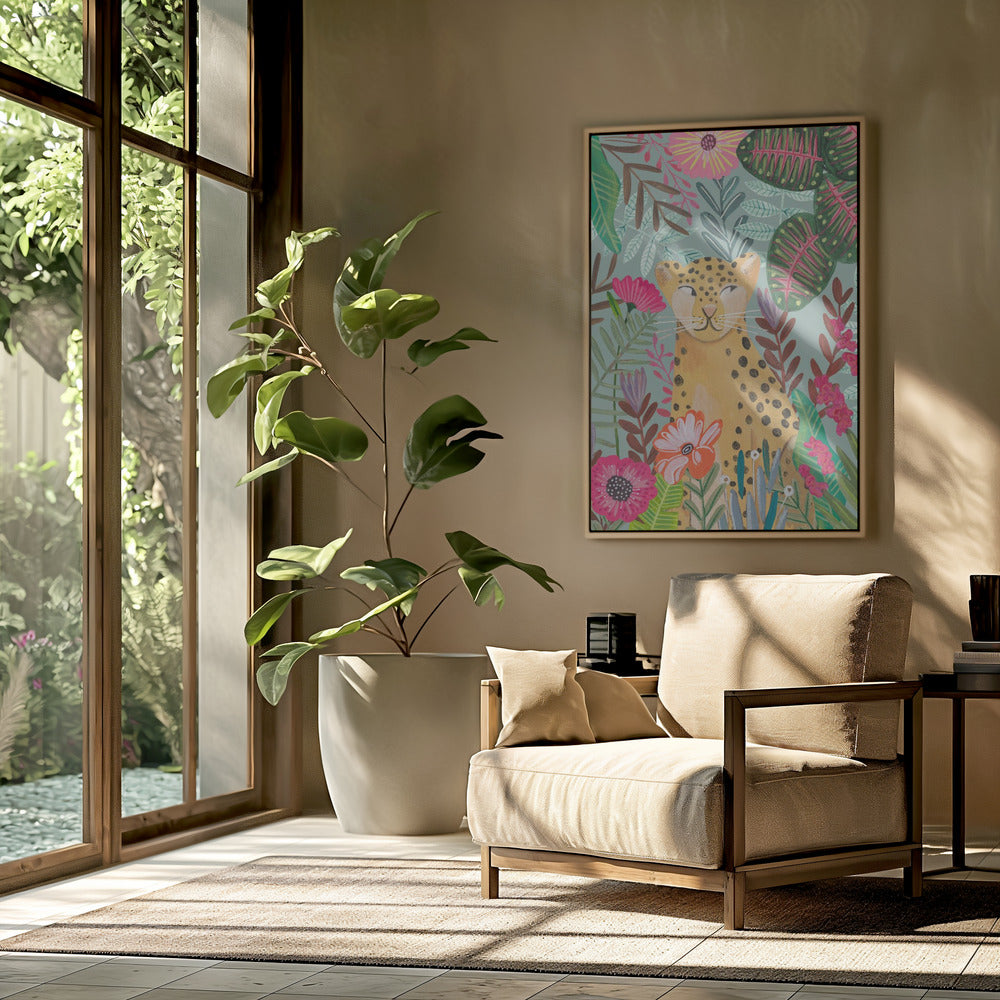 Leopard in the Jungle | Poster