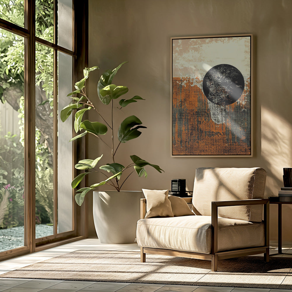 Eclipse over textuur | Poster