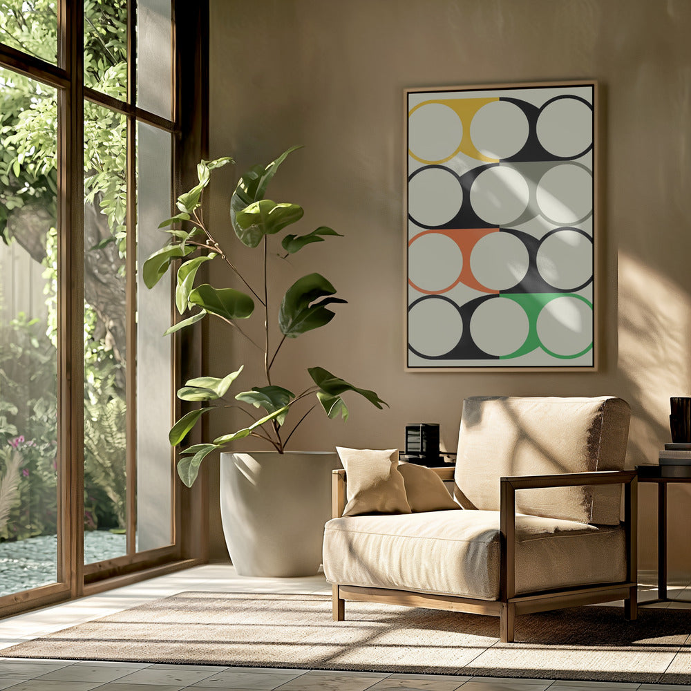 Geometrisch abstract ontwerp | Poster