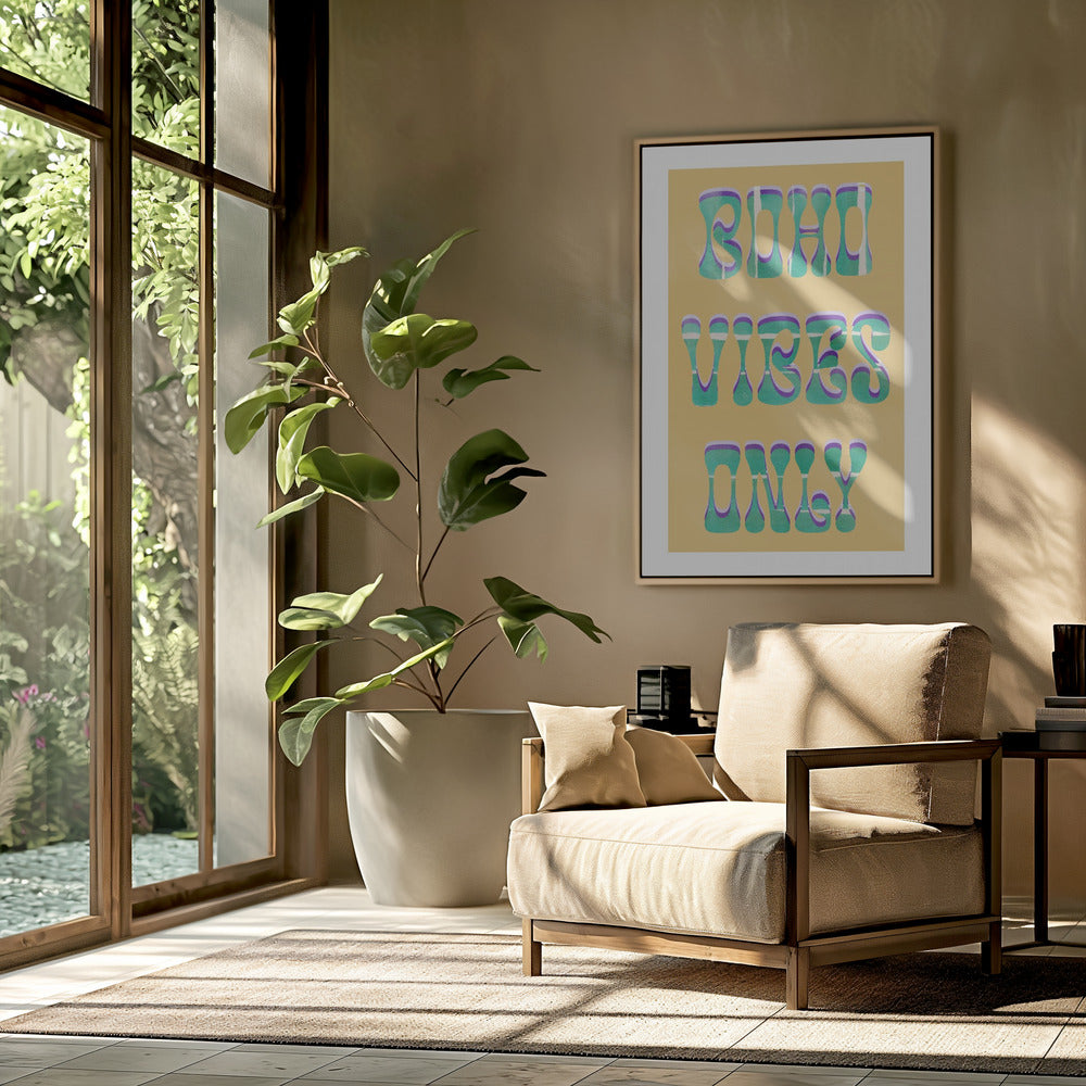 Alleen Boho Vibes | Poster
