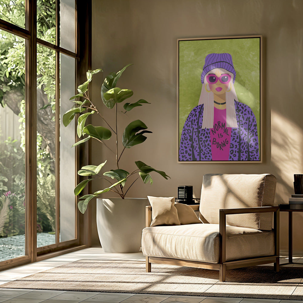 Normaal is saai | Poster