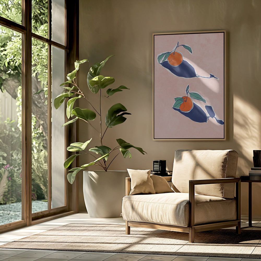 Abstract Oranges | Poster