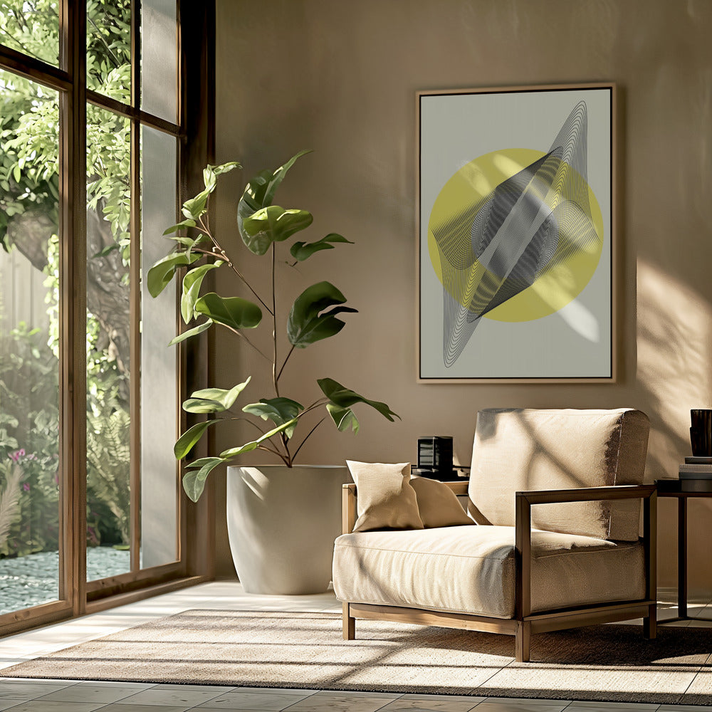 Abstract golvenlandschap | Poster