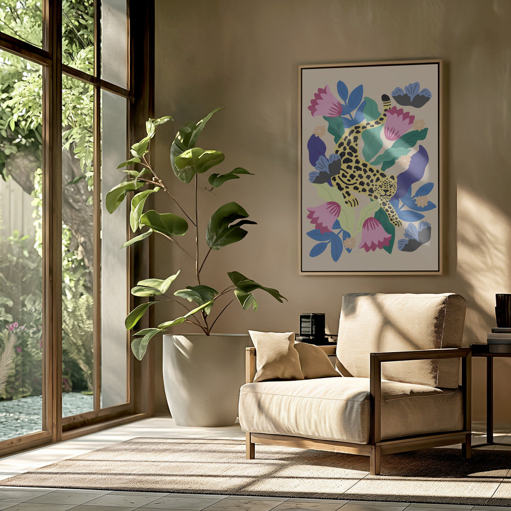Bloemenluipaard | Poster