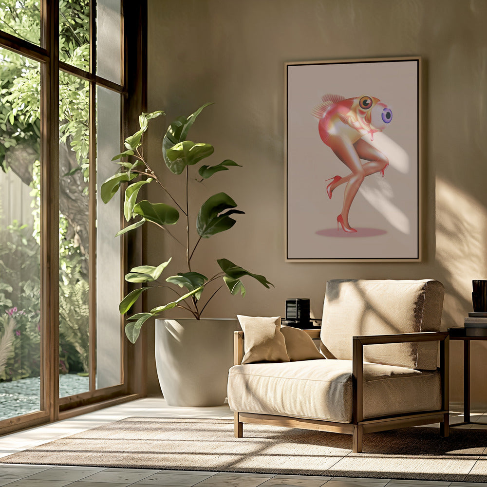Vis met poten | Poster