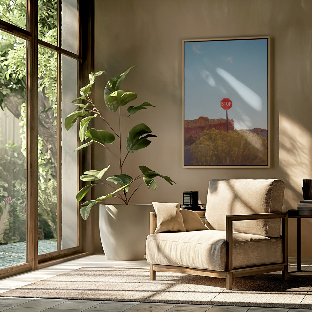 Zonsondergang in Abiquiu | Poster
