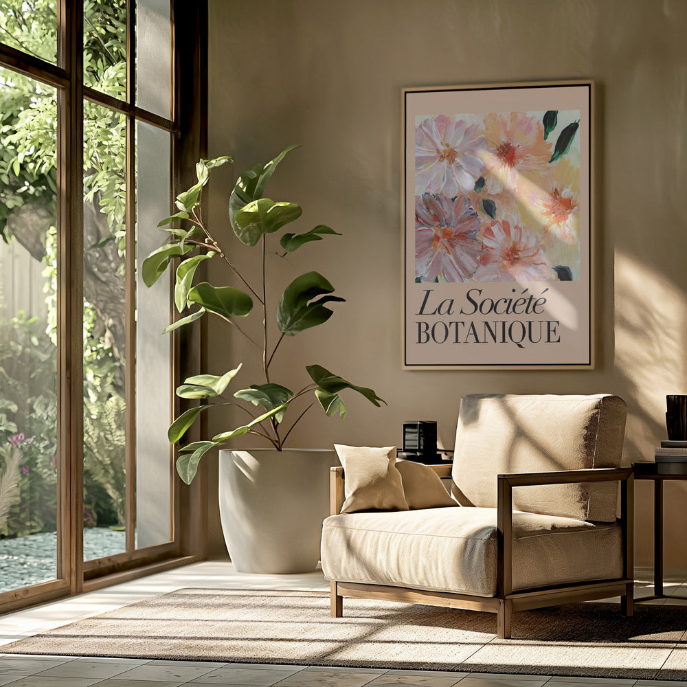 La Société Botanique Perzikbloemen | Poster