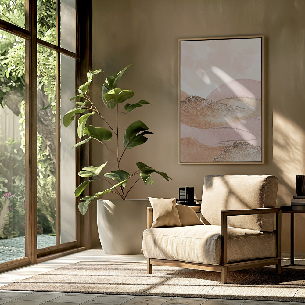 Landscape in pink-2 | Poster