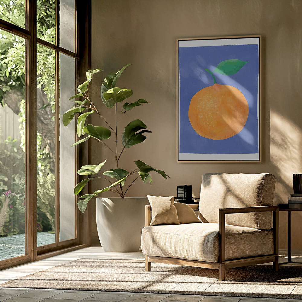 Levendig oranje fruit | Poster