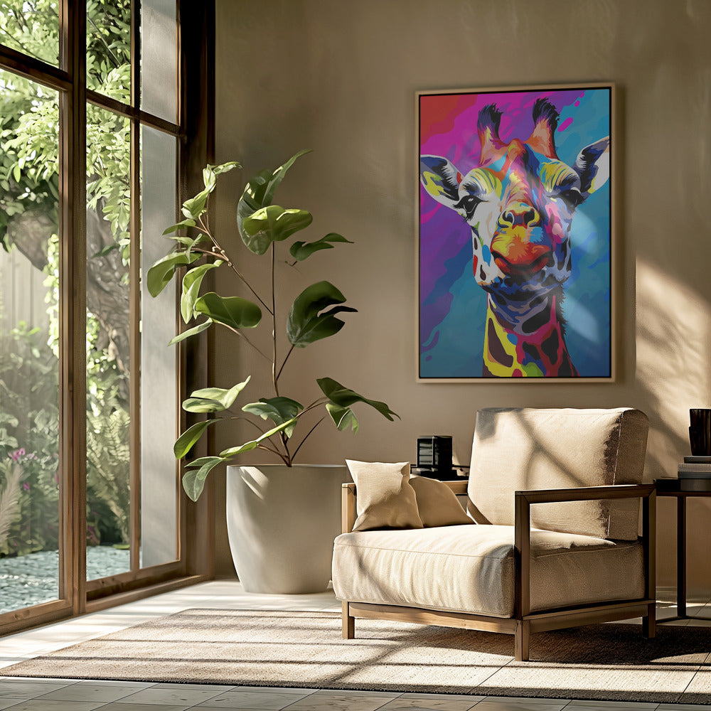 Giraffe Pop Art | Poster