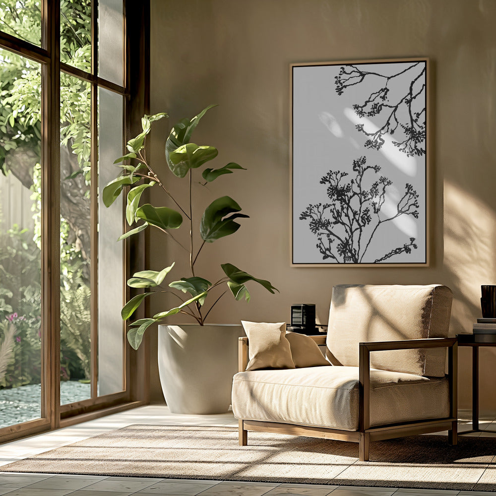 Blossom Trees Silhouette | Poster