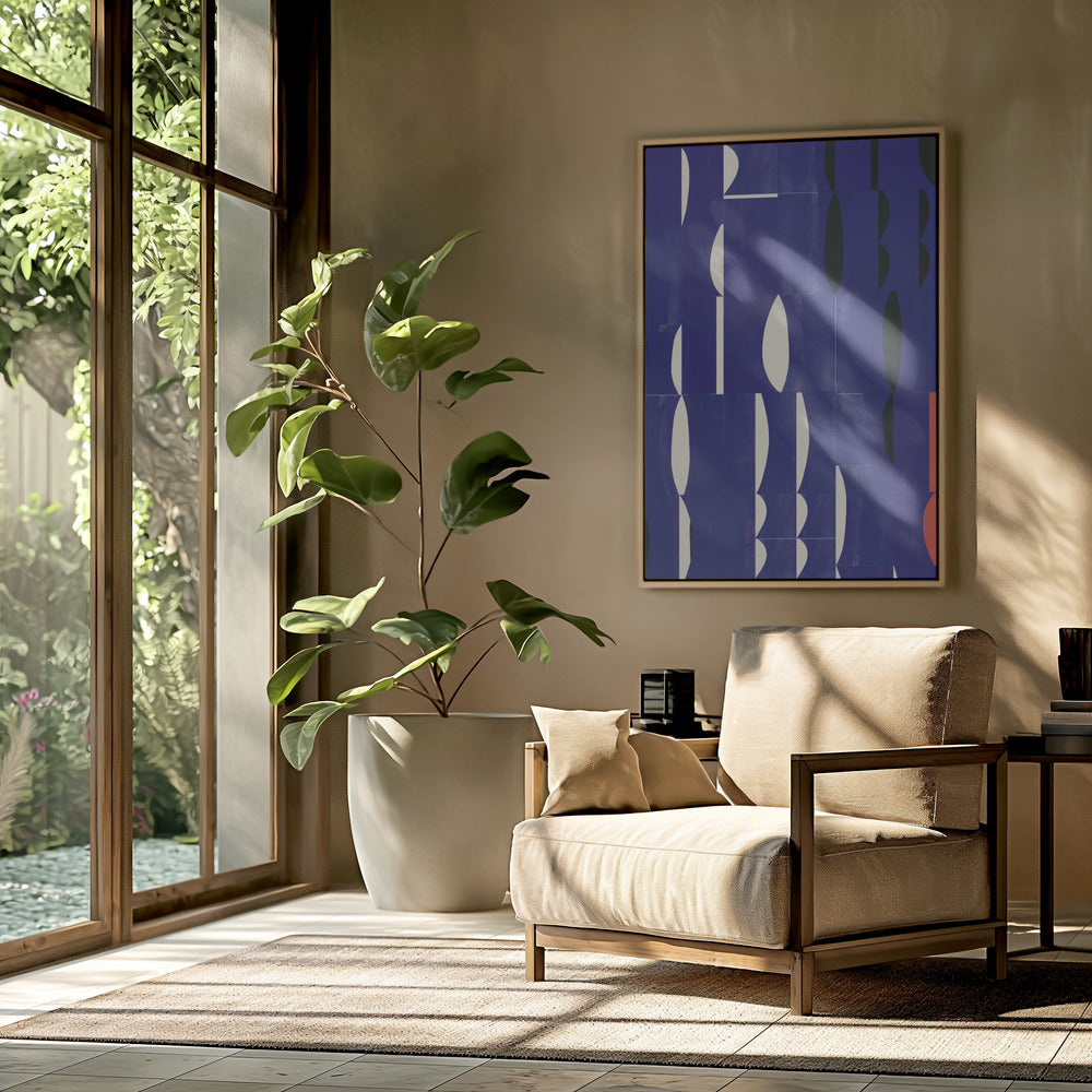 Harmonie van geometrische abstractie | Poster