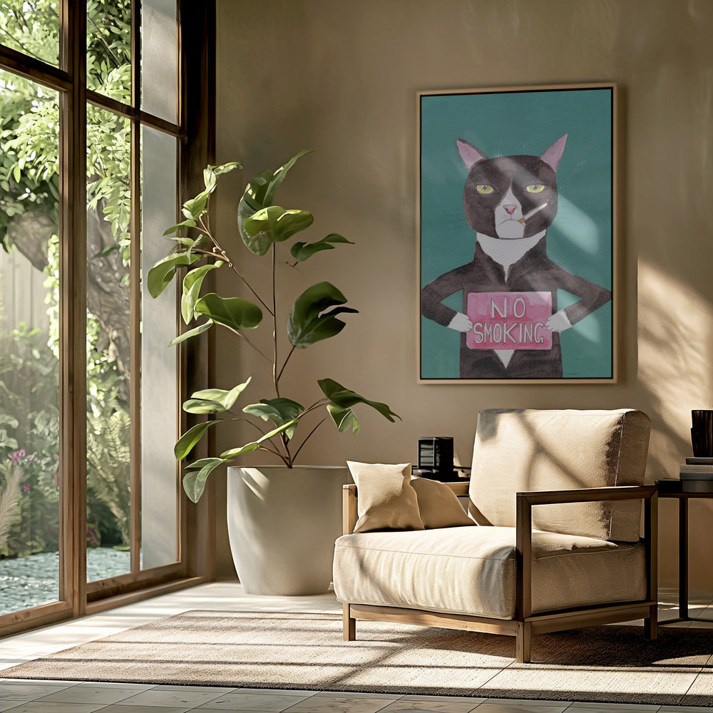 Smoking cat | Poster