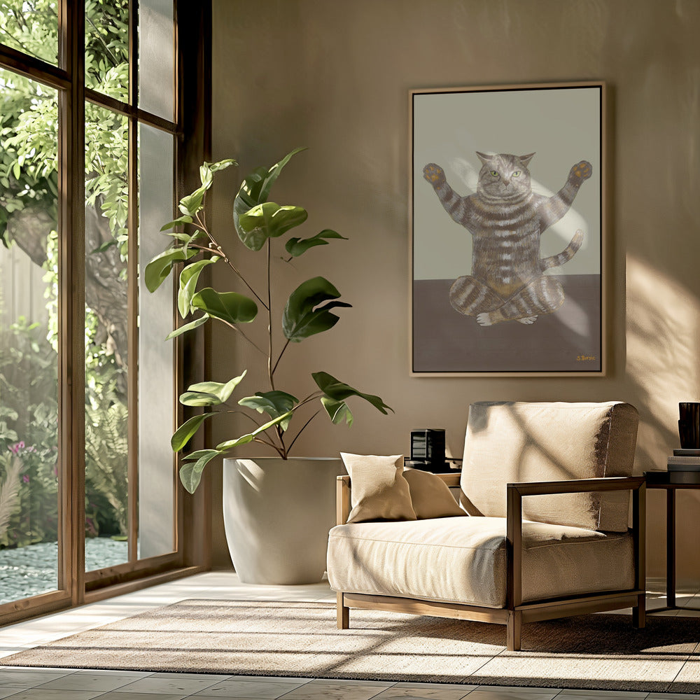 Yoga Cat | Poster