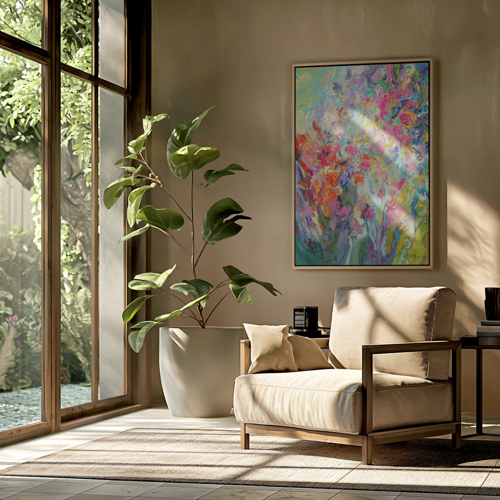 Levendige bloemensymfonie | Poster