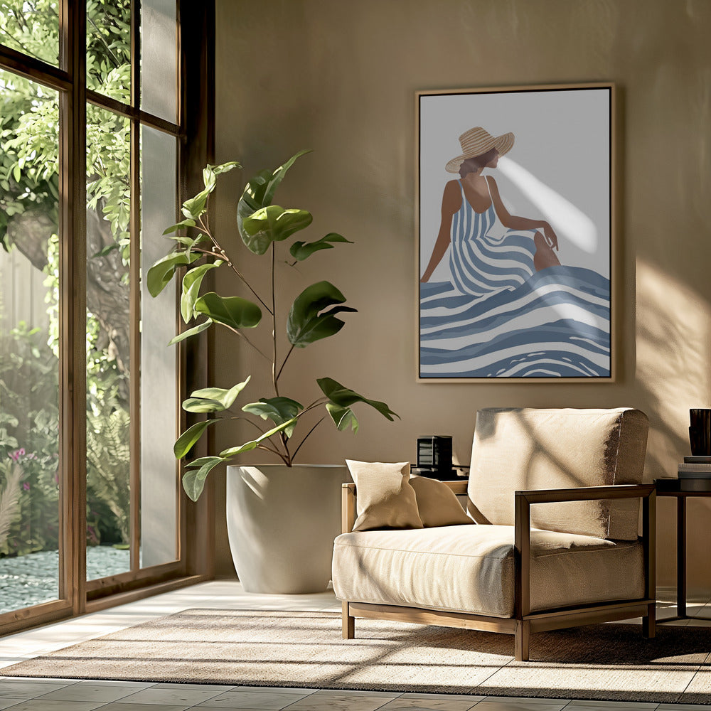 The Girl In the Striped Dress | Poster