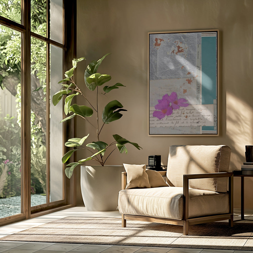 Roze Bloemen II | Poster