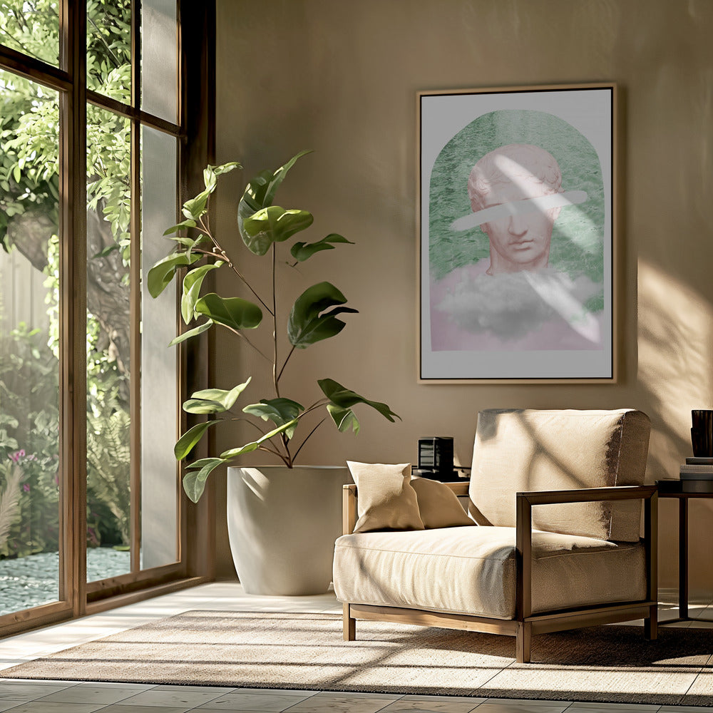 Oud standbeeld surrealistisch verhouding 2x3 | Poster