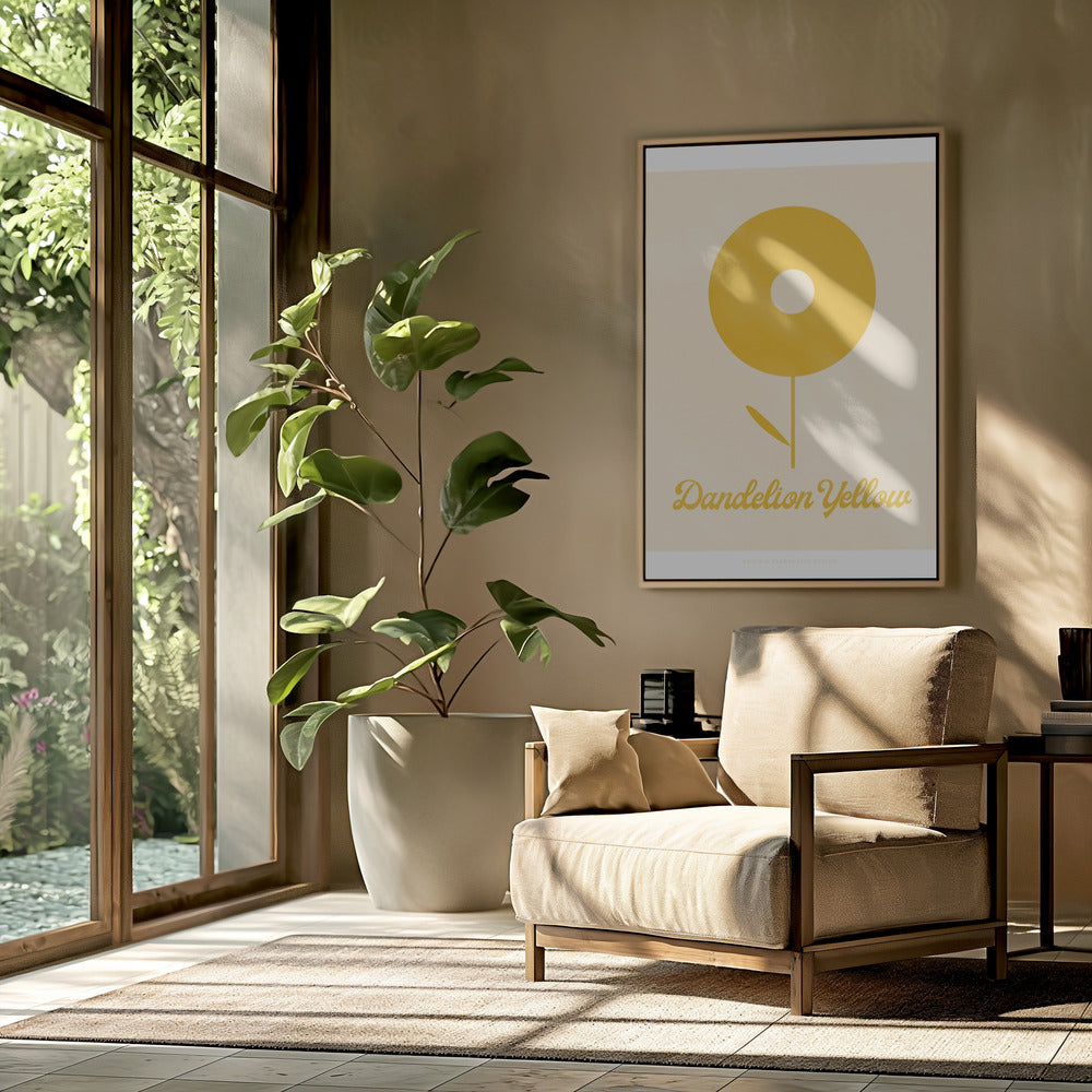 Pandc Paardenbloemgeel Kopie | Poster