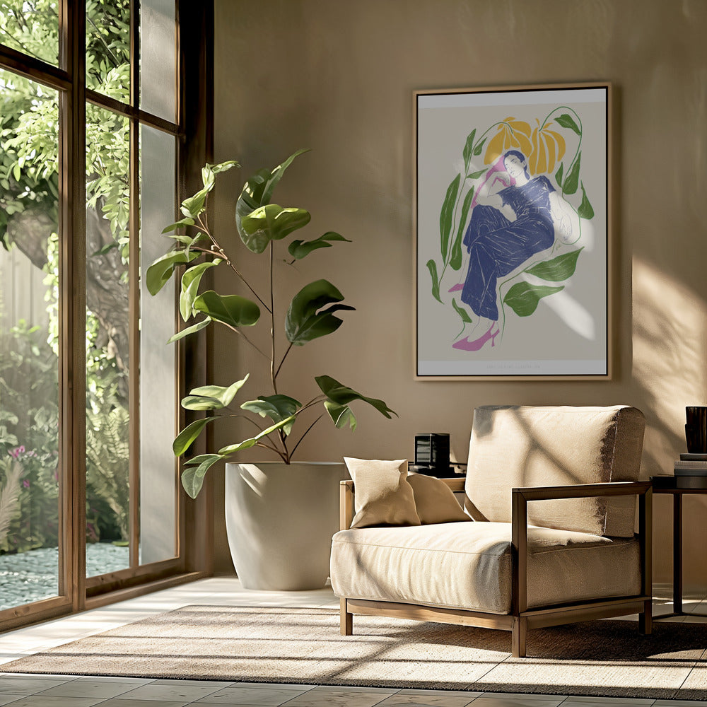 Jlr Stil in de tuin | Poster