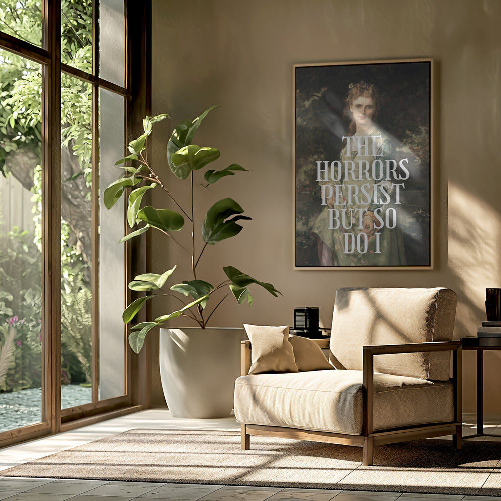 De verschrikkingen blijven bestaan, maar ik ook | Poster