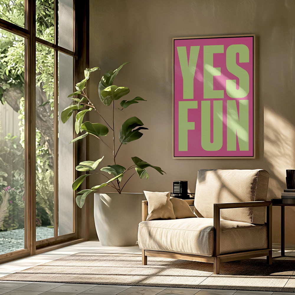 Gedurfde neonpositiviteit | Poster