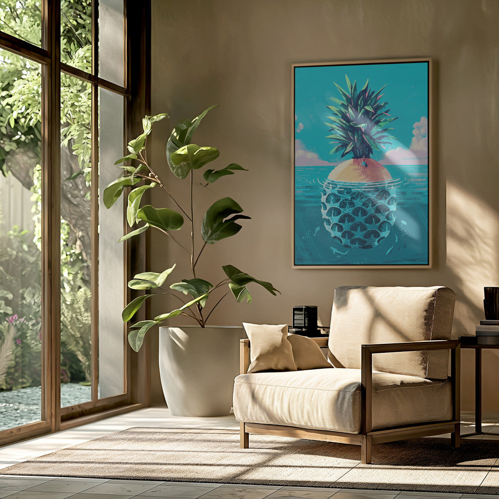Gestrand op Pineapple Island | Poster