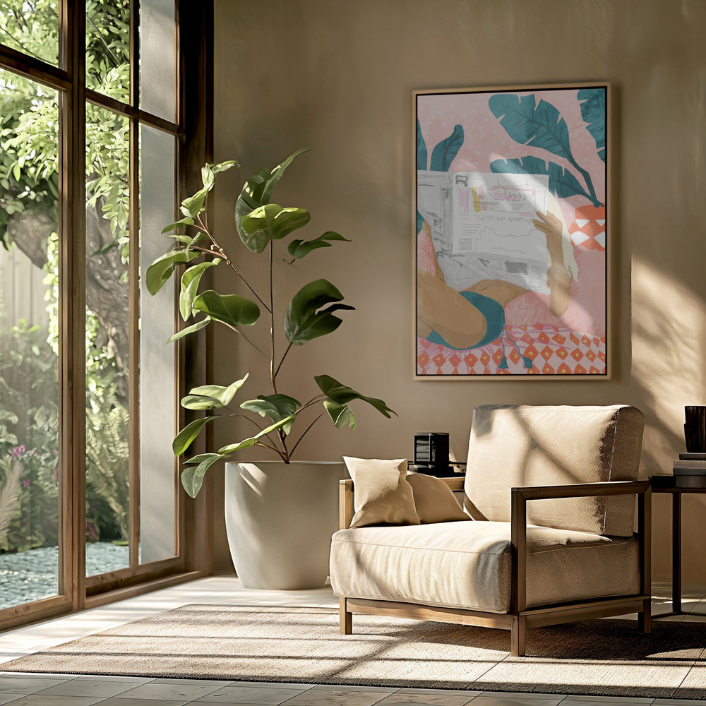 Bohemian Morning News Kunstdruk | Poster
