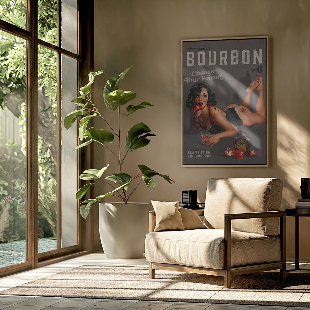Babes of Bourbon Vol 6 Kies je Poison Sexy Pinup | Poster