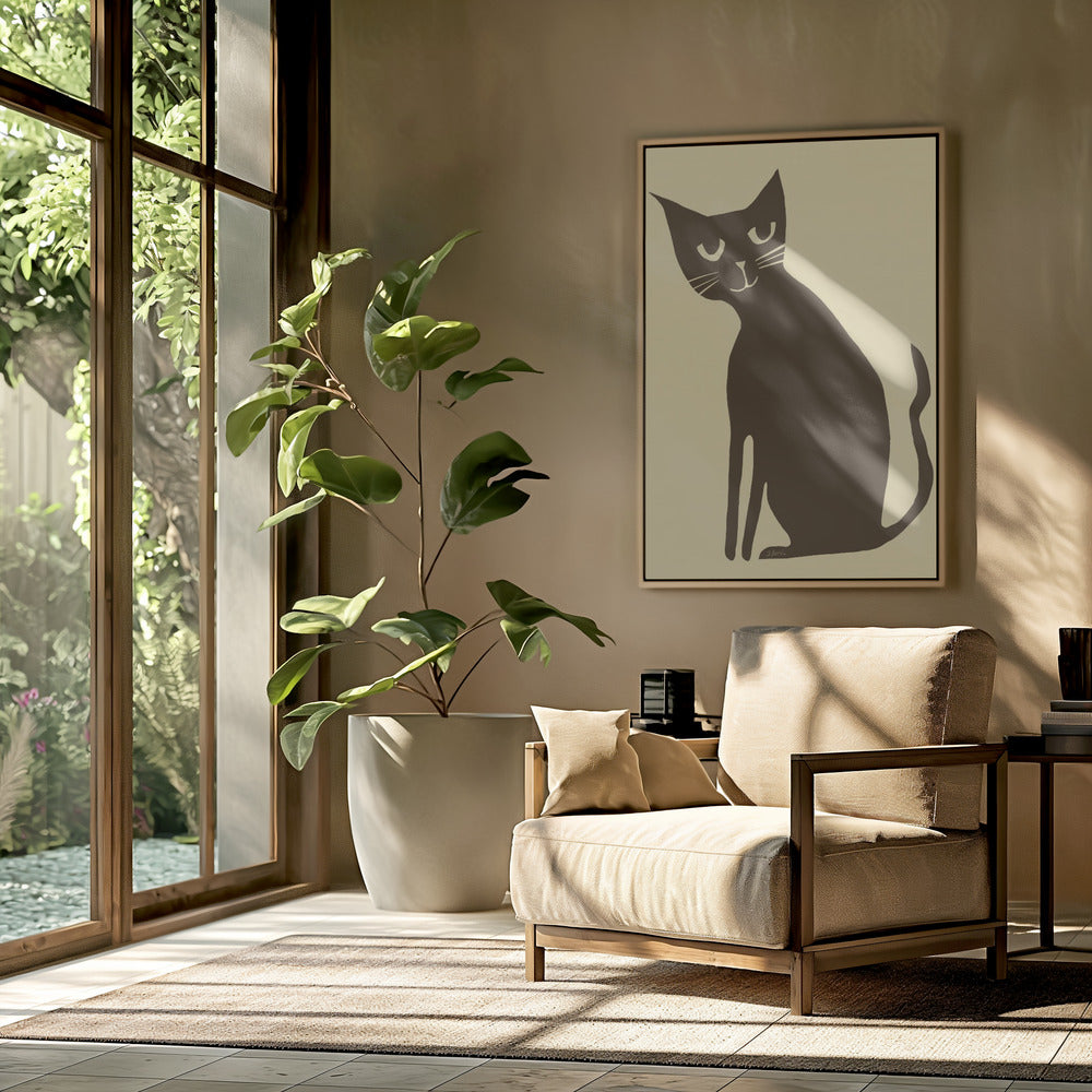 Brown cat | Poster