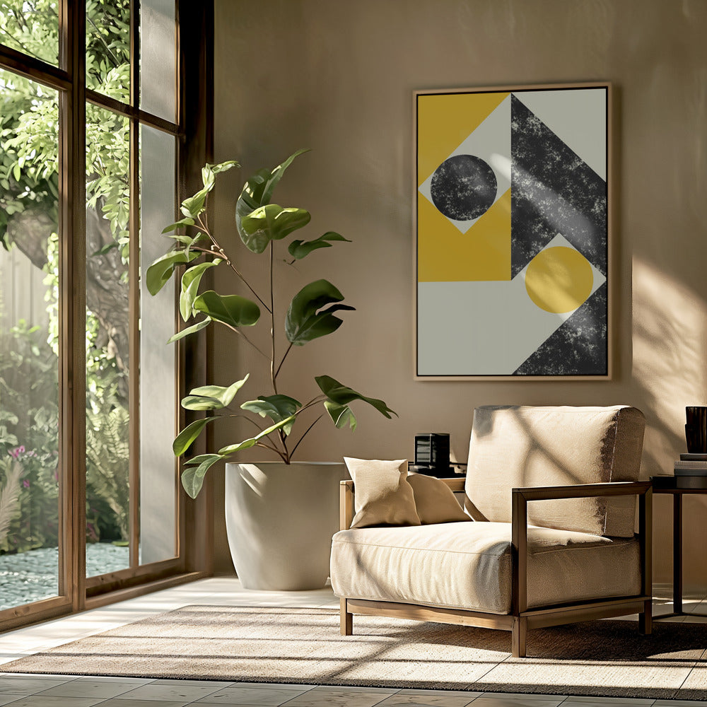 Gedurfde geometrische vormen | Poster