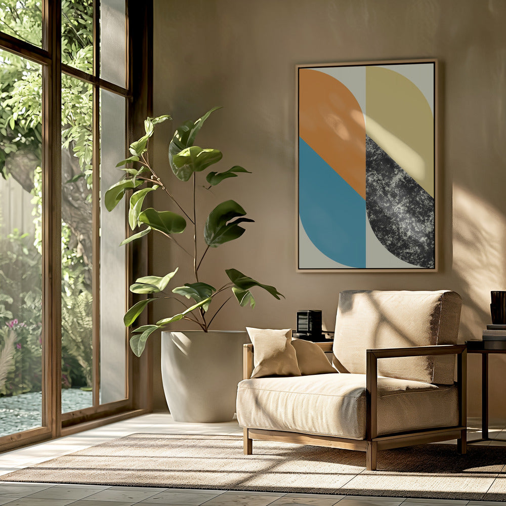 Gedurfde geometrische vormen | Poster