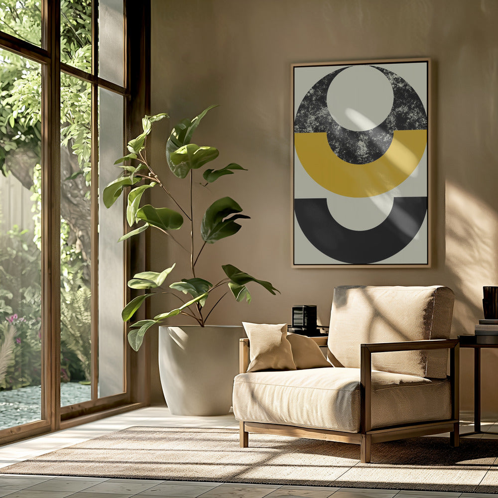 Symmetrische zonsverduistering | Poster