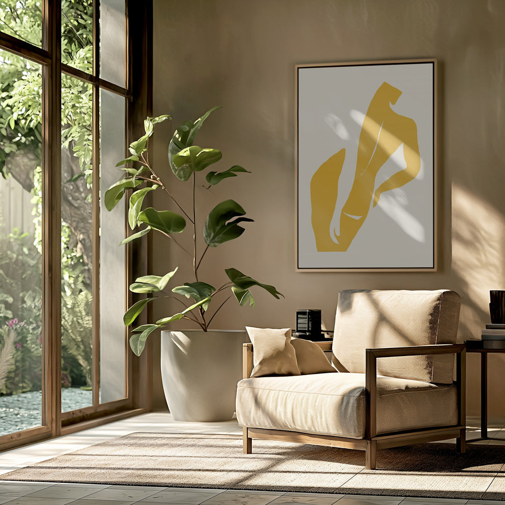 Gouden silhouet | Poster