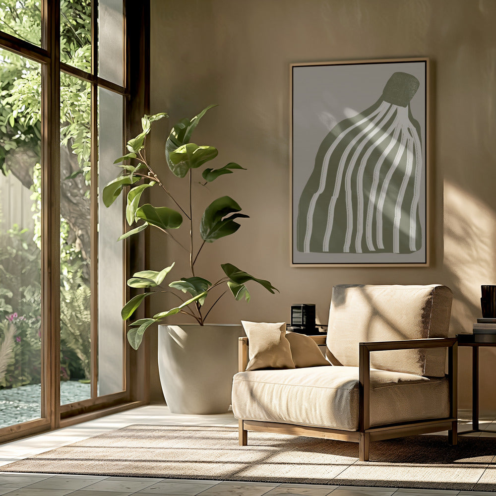 Moderne bloem | Poster
