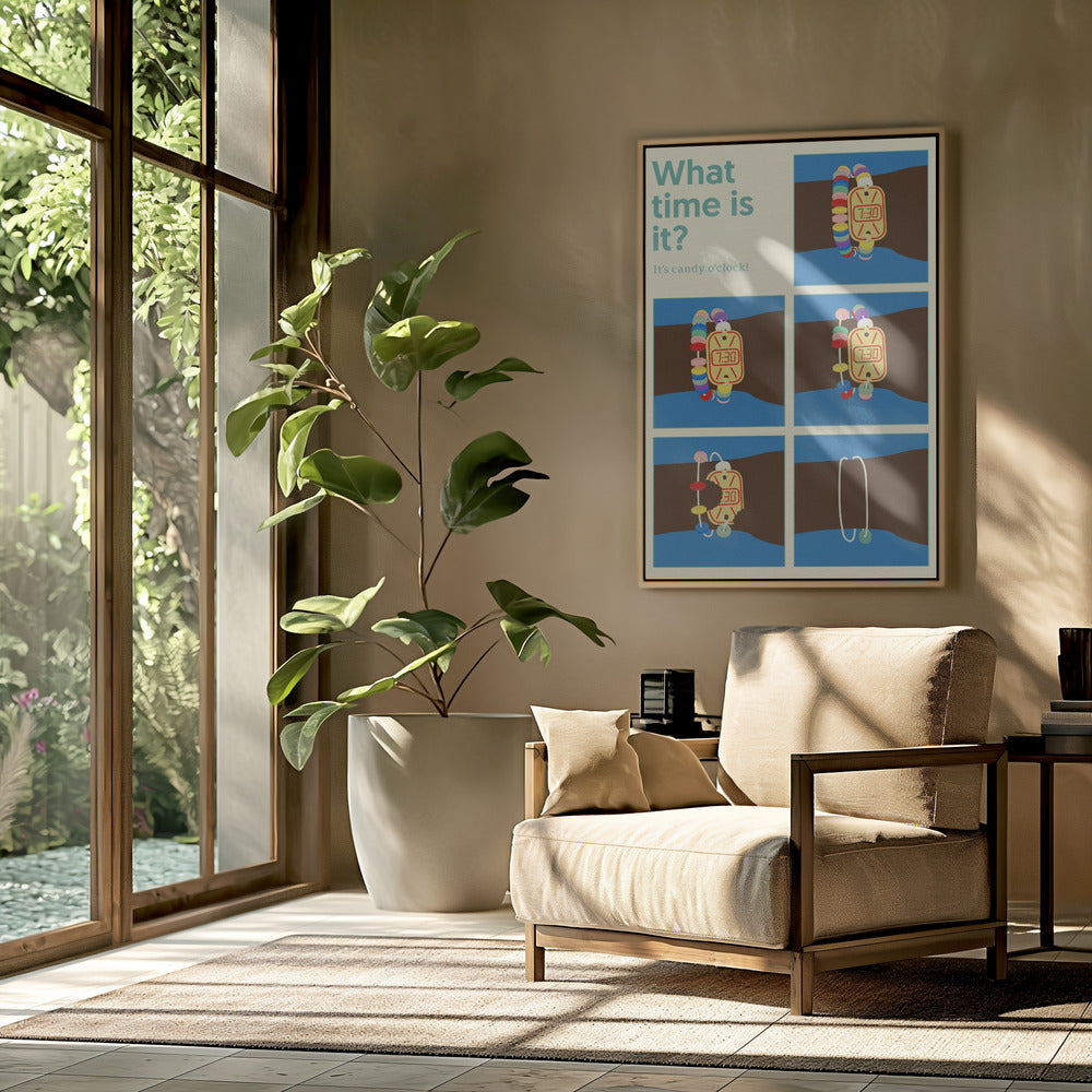 Poster Snoepklok | Poster