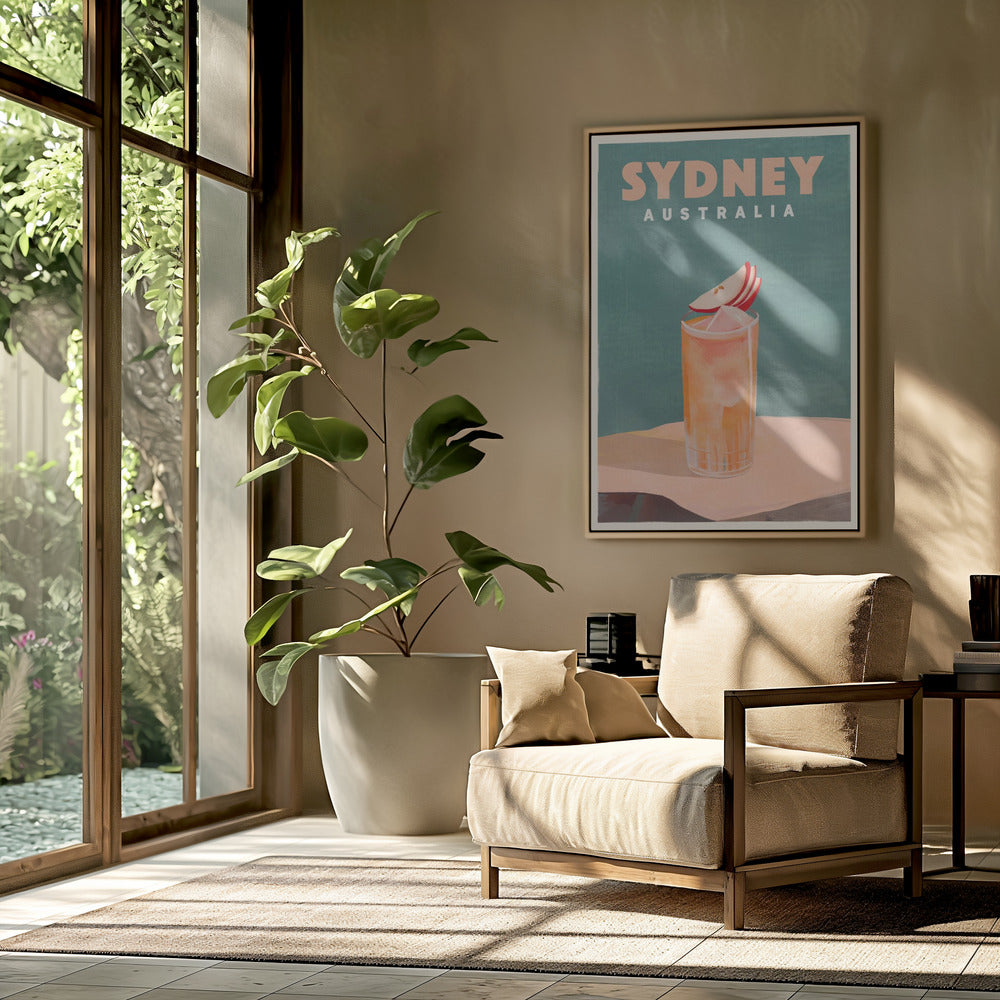 Sydney, Australië Cocktailbar Decor | Poster