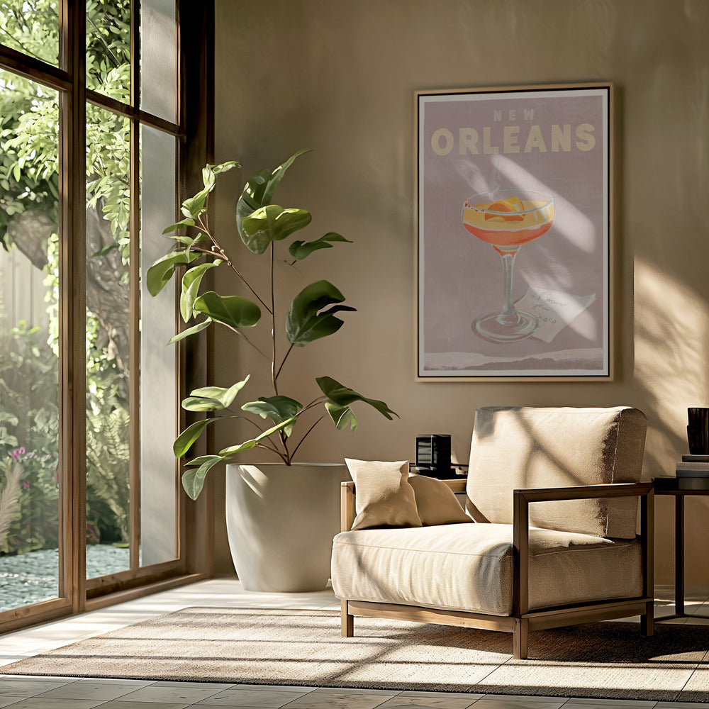 New Orleans Cocktail Reisposter | Poster