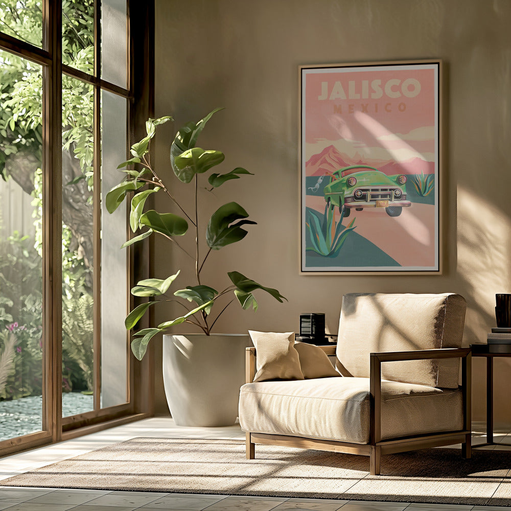 Jalisco Mexico Vintage Reisposter | Poster