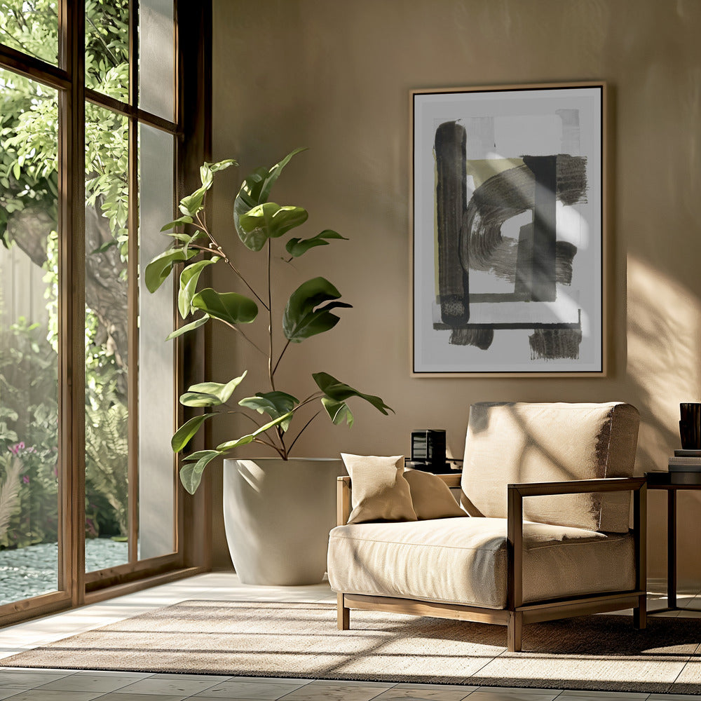 Zen Penseelwerk 4 | Poster