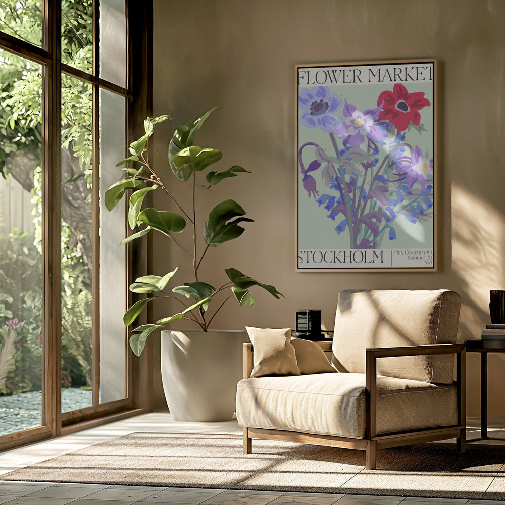 Stockholm Flower Market | Poster