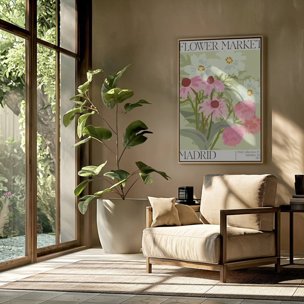Madrid Flower Market | Poster
