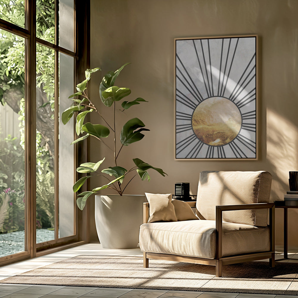 Black gold mid sun | Poster