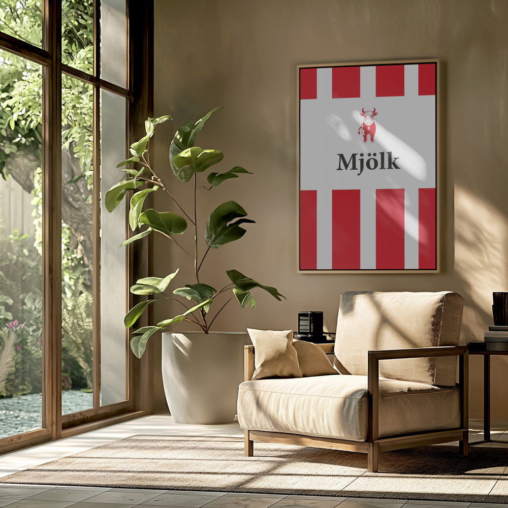 Mjölk Röd | Poster