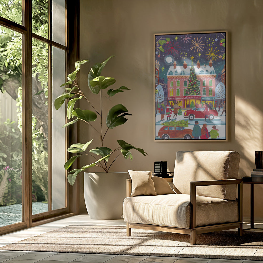Kerstmis in de stad | Poster